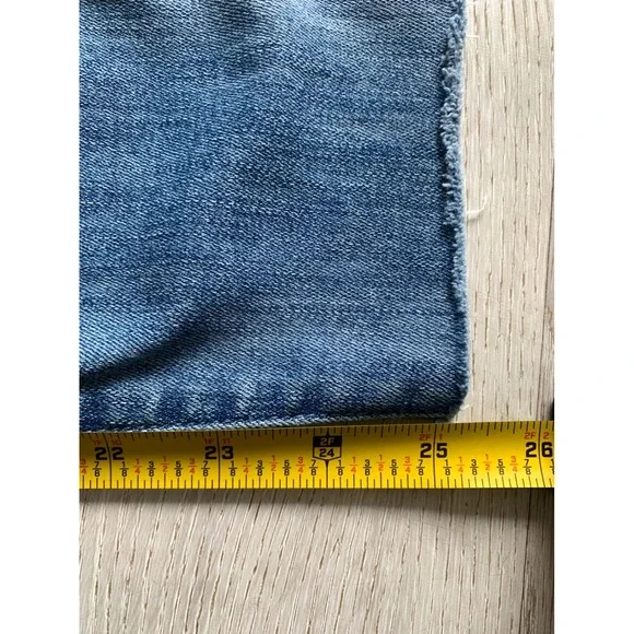 Mother High Waisted Looker High Five Distressed Skinny Jeans Blue Size 30 - Picture 11 of 12